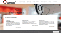 Desktop Screenshot of odnowa.pl